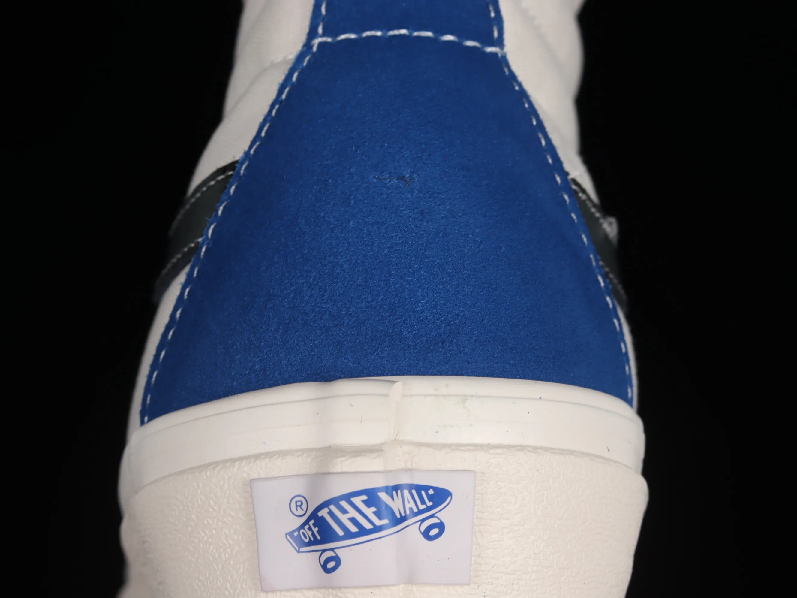 All categories Vans Vans series Vans Hi Vans high-top Vans SK8-Hi Anaheim series Vans official blue and white color matching high-top vulcanized sneakers VN0A4BVB21R